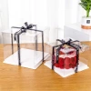 Wholesale of 4/6/8/10/12-inch three-in-one fully transparent birthday cake boxes and double-layer raised baking packaging boxes Application Scenario
